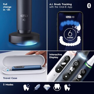 Foto 7 | Cepillo De Dientes Eléctrico Oral-b Io Series 7 Con 2 Cabezales - Venta Internacional.