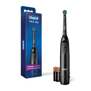 Foto 1 | Cepillo De Dientes Oral-b Pro 100 Crossaction Con Pilas Negro - Venta Internacional.