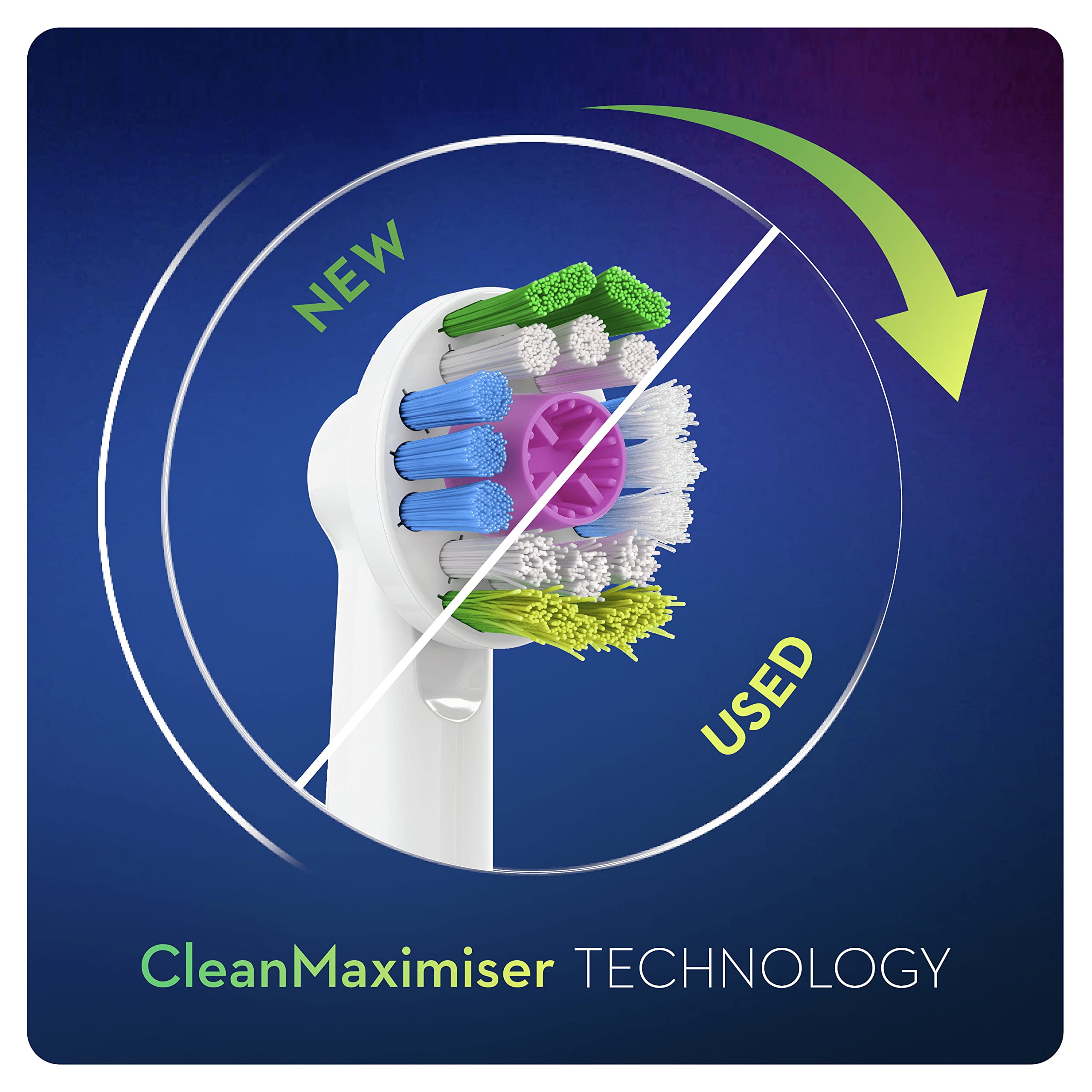 Foto 7 | Cabezal De Cepillo De Dientes Eléctrico Oral-b 3d White Cleanmaximiser 4-pa - Venta Internacional.