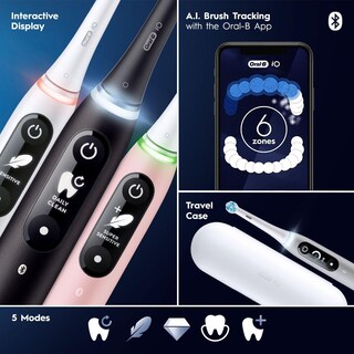 Foto 6 | Cepillo De Dientes Eléctrico Oral-b Io Series 6 Recargable Negro - Venta Internacional.