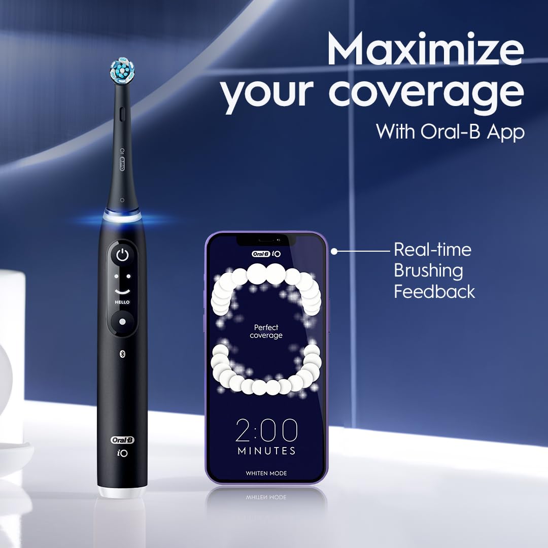 Foto 7 | Cepillo De Dientes Eléctrico Oral-b Io Series 6 Recargable Negro - Venta Internacional.