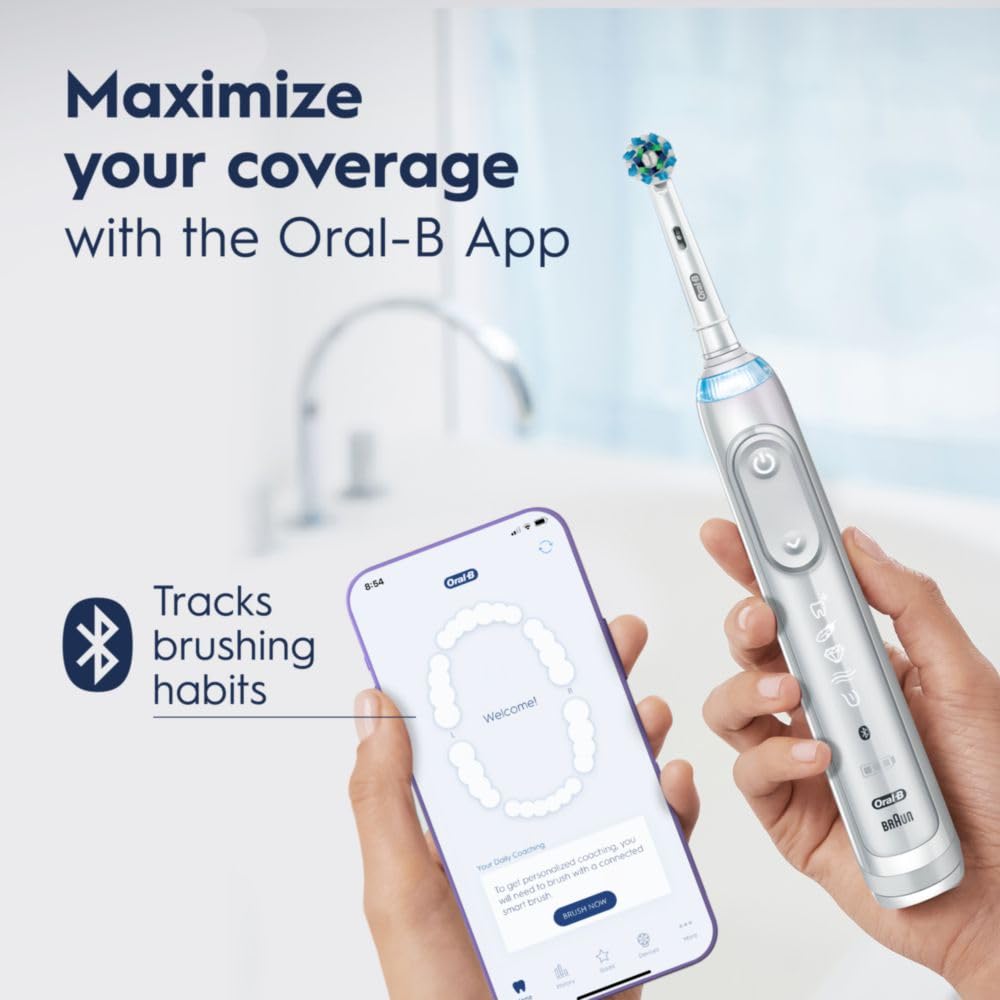 Foto 5 | Cepillo De Dientes Eléctrico Oral-b Genius X Limited Con 1 Cabezal Blanco - Venta Internacional.