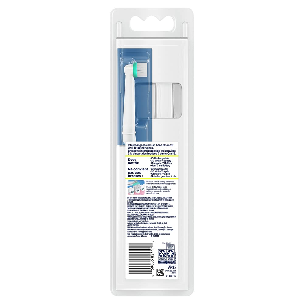 Foto 4 pulgar | Cabezal De Repuesto Para Cepillo De Dientes Eléctrico Oral-b Ortho, 1 Unidad - Venta Internacional.