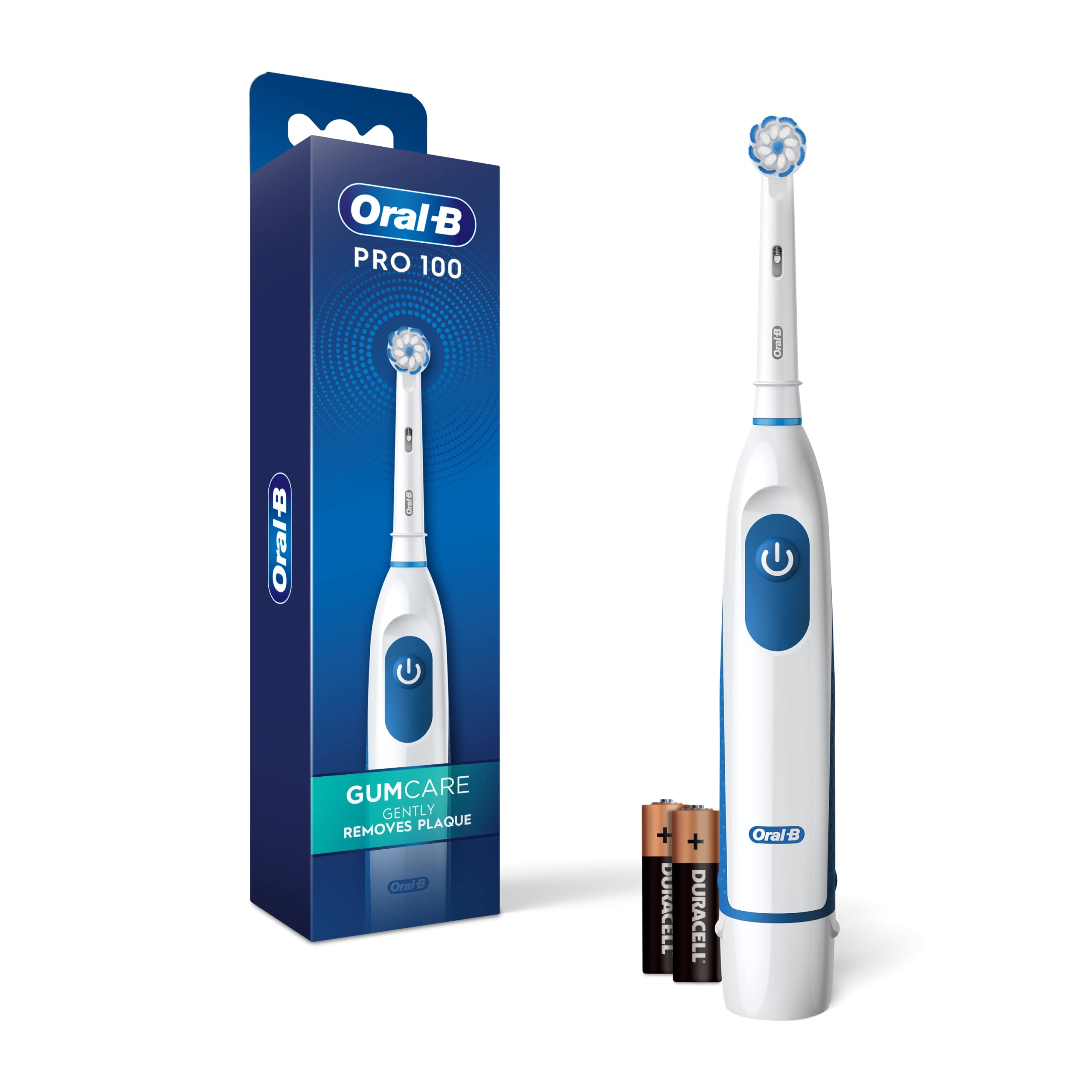 Foto 2 pulgar | Cepillo De Dientes Oral-b Pro 100 Gum Care Con Pilas, Color Blanco - Venta Internacional.