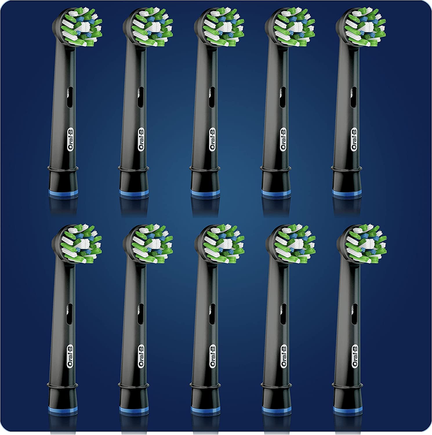 Foto 4 pulgar | Cabezales De Cepillo De Dientes Oral-b Crossaction Negros, Paquete De 10 - Venta Internacional.