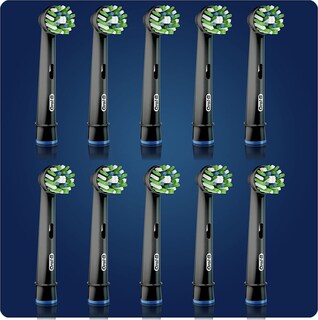Foto 3 | Cabezales De Cepillo De Dientes Oral-b Crossaction Negros, Paquete De 10 - Venta Internacional.