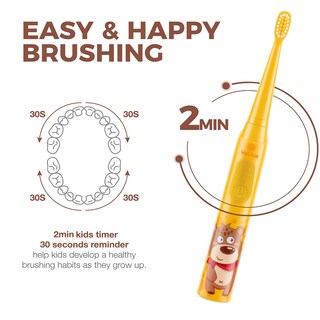 Foto 4 | Cepillo De Dientes Eléctrico Vekkia Sonic Recargable Para Niños Mayores De 5 Años - Venta Internacional.
