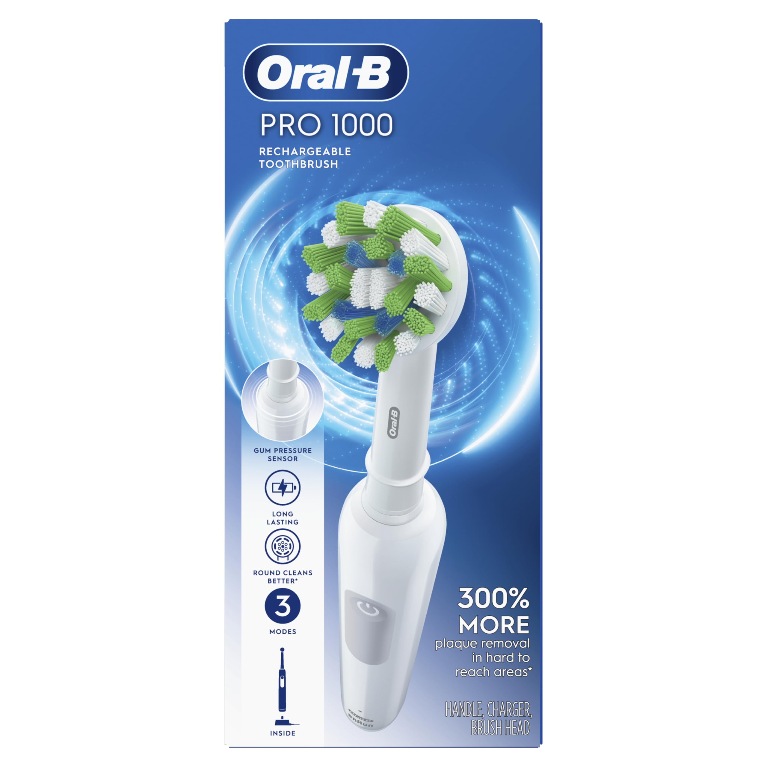 Foto 7 | Cepillo De Dientes Eléctrico Oral-b Pro 1000 Recargable Blanco - Venta Internacional.
