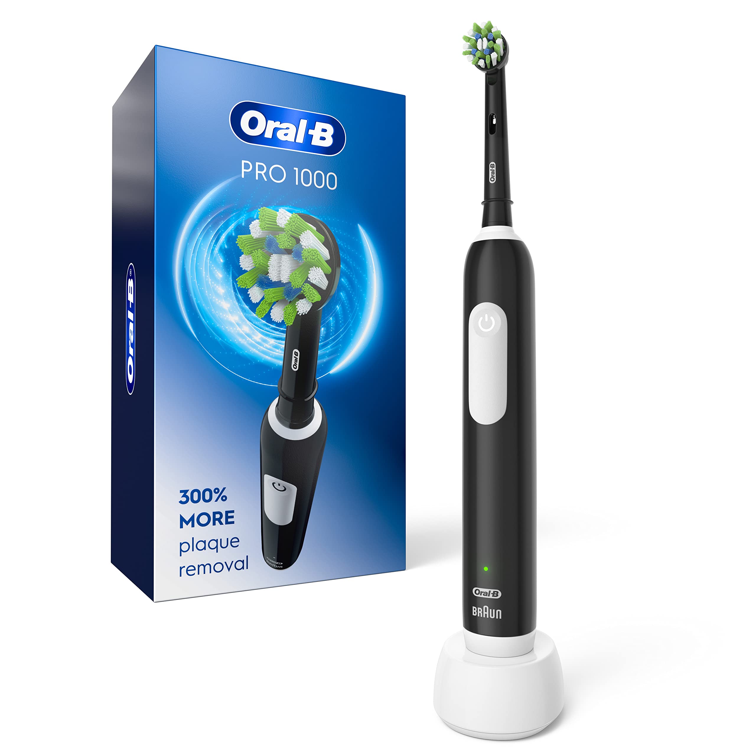 Cepillo De Dientes Eléctrico Oral-b Pro 1000 Recargable Negro - Venta Internacional.