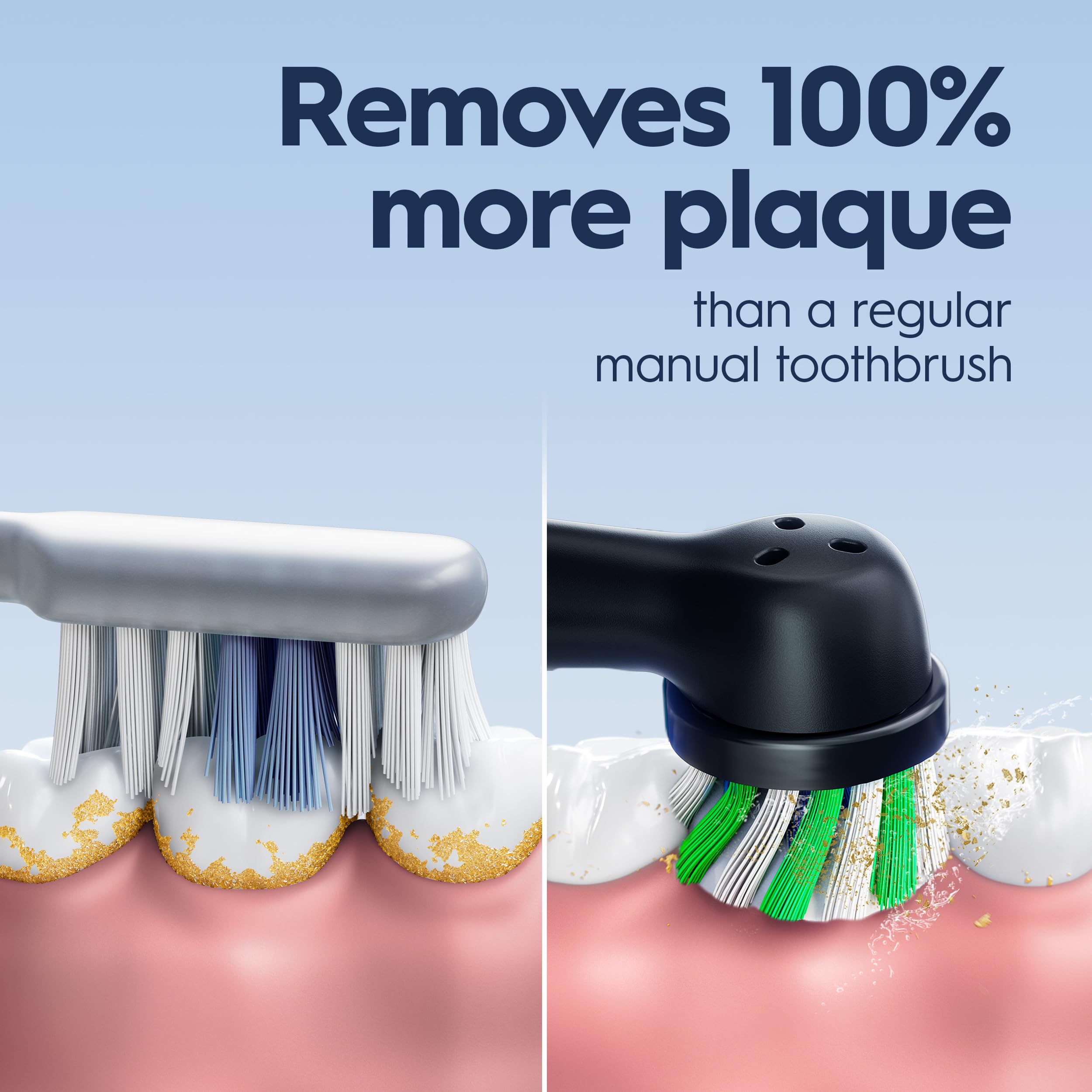 Foto 3 pulgar | Cepillo De Dientes Eléctrico Oral-b Pro 1000 Recargable Negro - Venta Internacional.