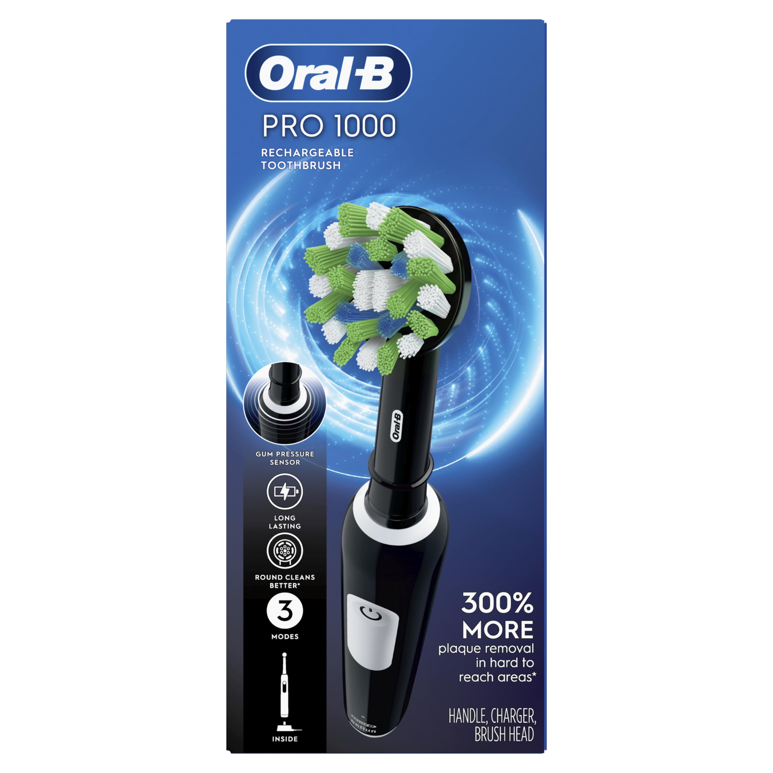 Foto 8 pulgar | Cepillo De Dientes Eléctrico Oral-b Pro 1000 Recargable Negro - Venta Internacional.