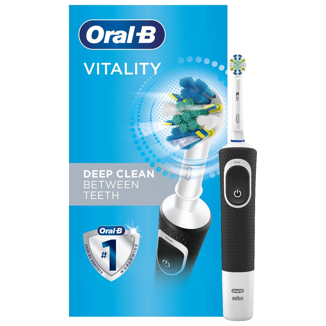 Foto 2 pulgar | Cepillo de Dientes Eléctrico Oral-b Vitality Flossaction Black - Venta Internacional