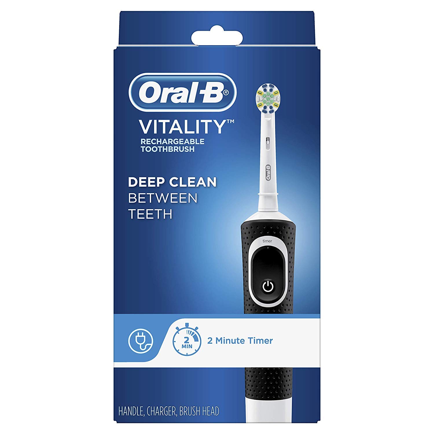 Foto 3 pulgar | Cepillo de Dientes Eléctrico Oral-b Vitality Flossaction Black - Venta Internacional
