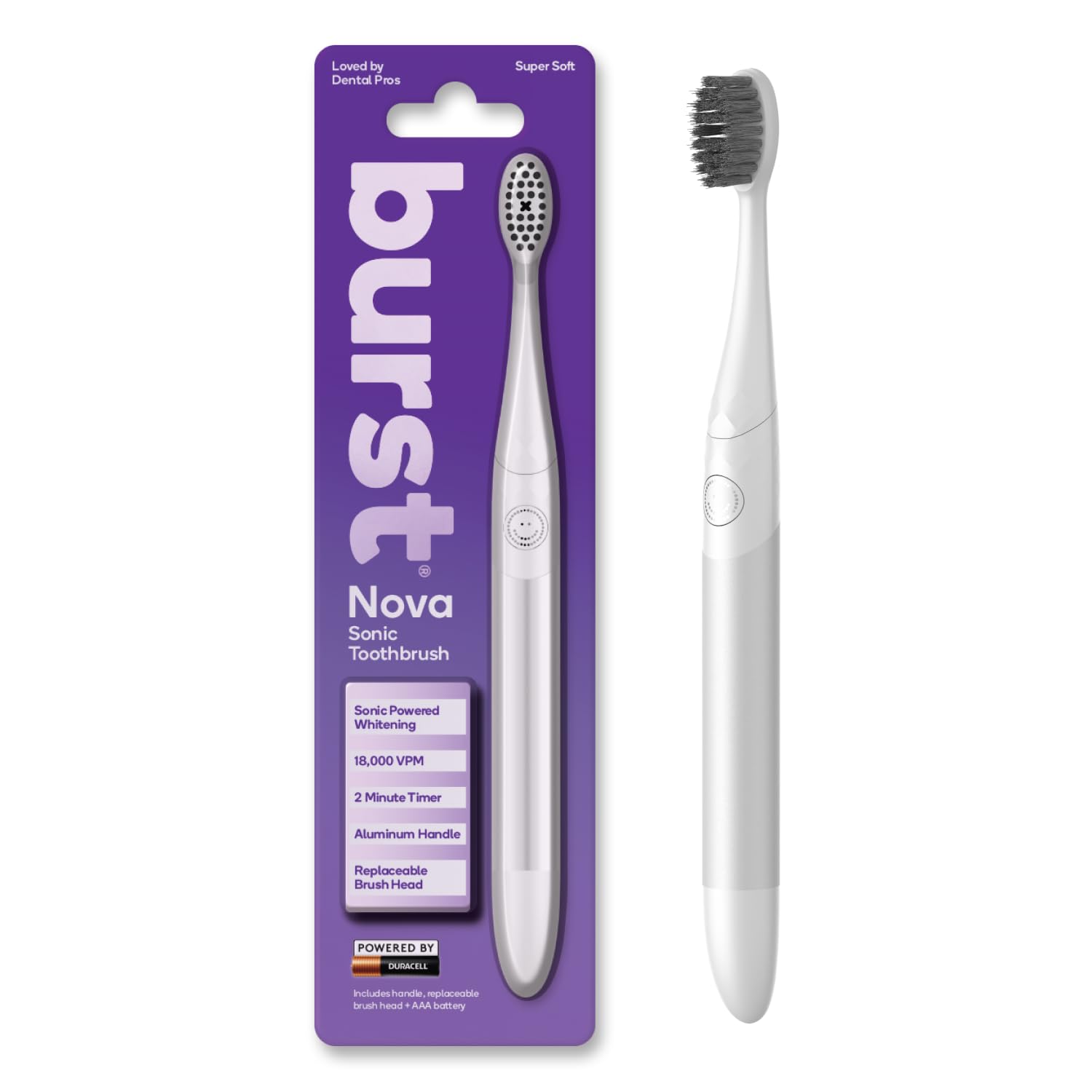Foto 2 pulgar | Cepillo De Dientes Burst Nova Sonic Powered Para Blanquear Los Dientes - Venta Internacional.