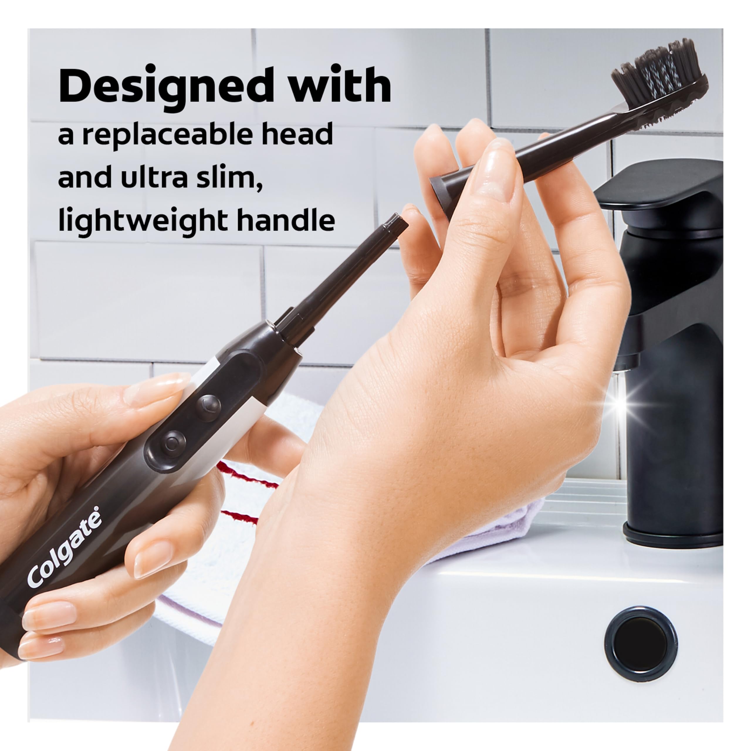 Foto 6 | Cepillo De Dientes Colgate 360 Charcoal Con Batería Sónica - Venta Internacional.
