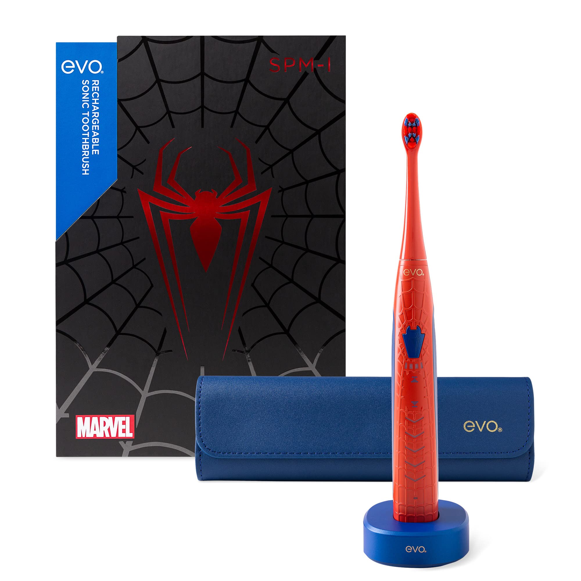 Cepillo De Dientes Sónico Recargable Evo Spm-1 Marvel Spider-man - Venta Internacional.