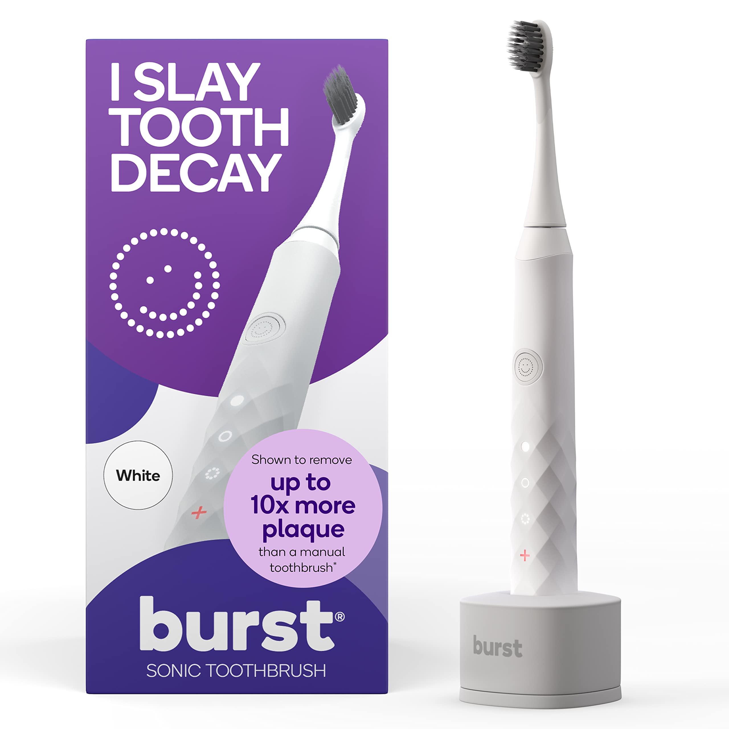Cepillo De Dientes Eléctrico Burst Original Sonic Para Adultos Blanco - Venta Internacional. $1,704