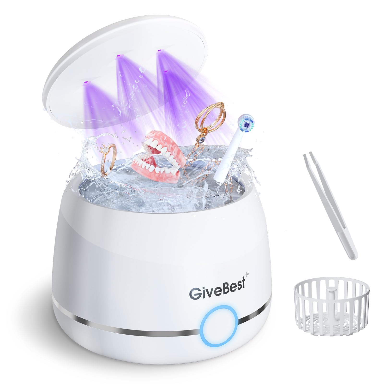 Limpiador Ultrasónico Givebest 45k Uv 200 Ml - Venta Internacional.
