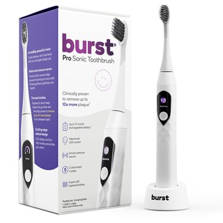 Foto 1 | Cepillo De Dientes Eléctrico Burst Pro Sonic Advanced White Adult - Venta Internacional.