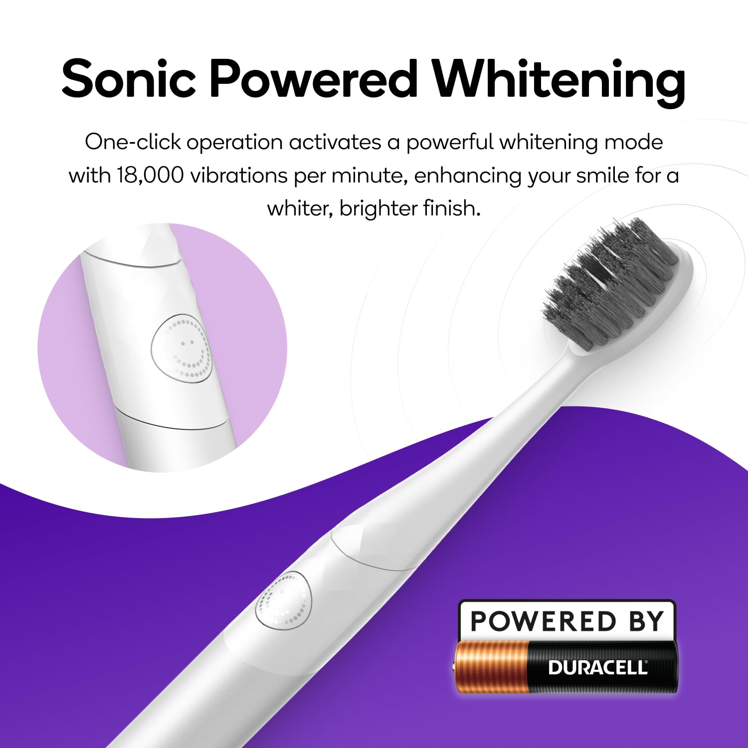 Foto 2 | Cepillo De Dientes Burst Nova Sonic Powered Para Blanquear Los Dientes, Rojo - Venta Internacional.