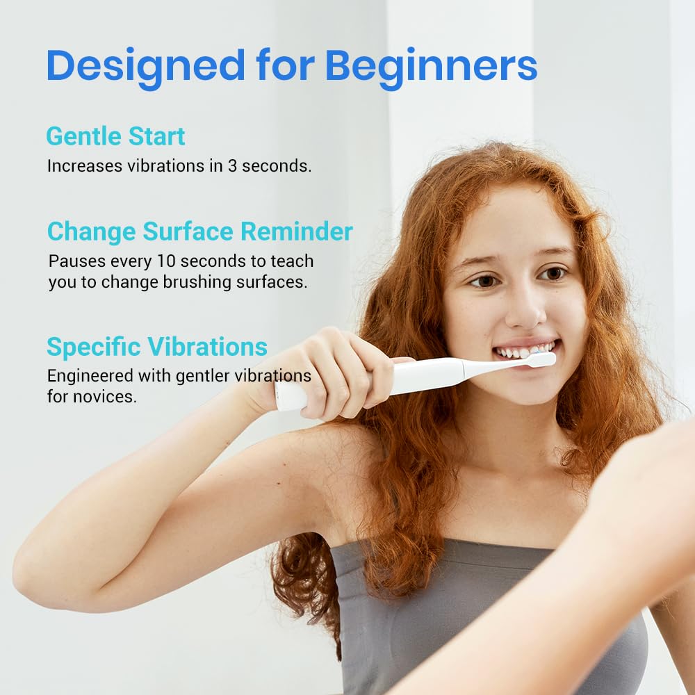 Foto 4 pulgar | Cepillo De Dientes Eléctrico Etekcity Unisex Con Cable, 5 Modos, Blanco - Venta Internacional.