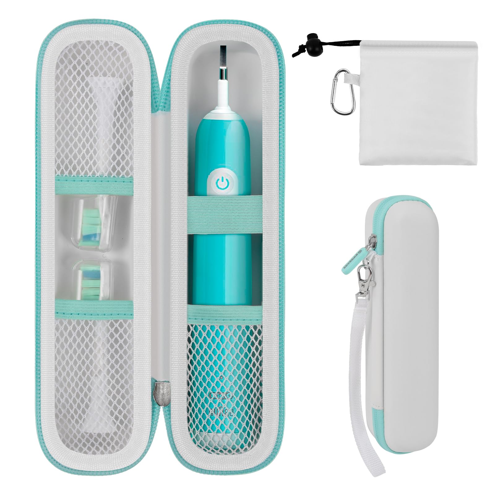Foto 2 pulgar | Funda Rígida De Viaje Para Cepillos De Dientes Para Oral-b Y Philips Sonicare - Venta Internacional.