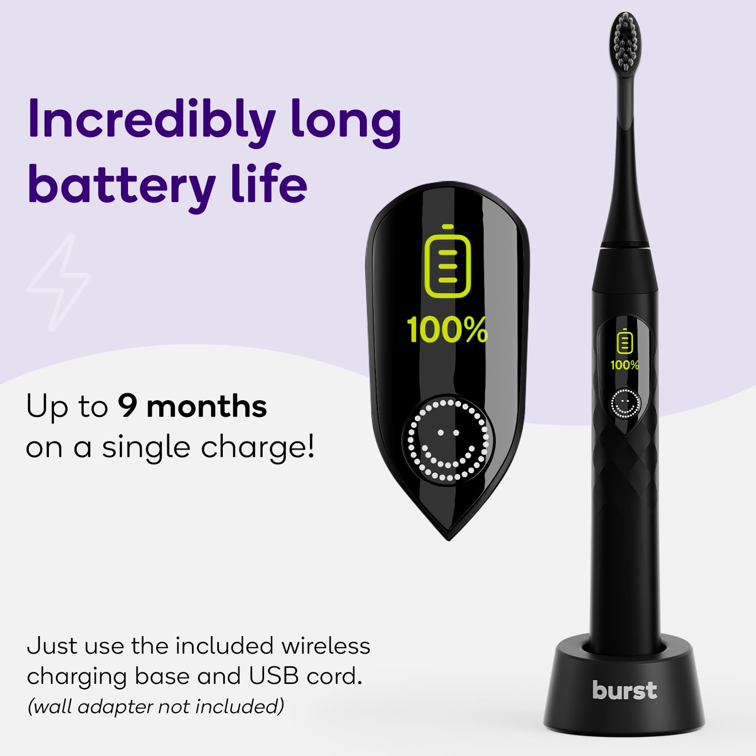 Foto 7 pulgar | Cepillo De Dientes Eléctrico Burst Pro Sonic Advanced Black Adult - Venta Internacional.