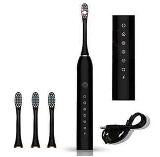Foto 2 | Cepillo Xtellar De Dientes Eléctrico Negro +3 Cabezales Gratis
