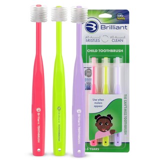 Foto 1 | Cepillo De Dientes Brilliant Oral Care Child Soft Bristles 2-5 Años - Venta Internacional.
