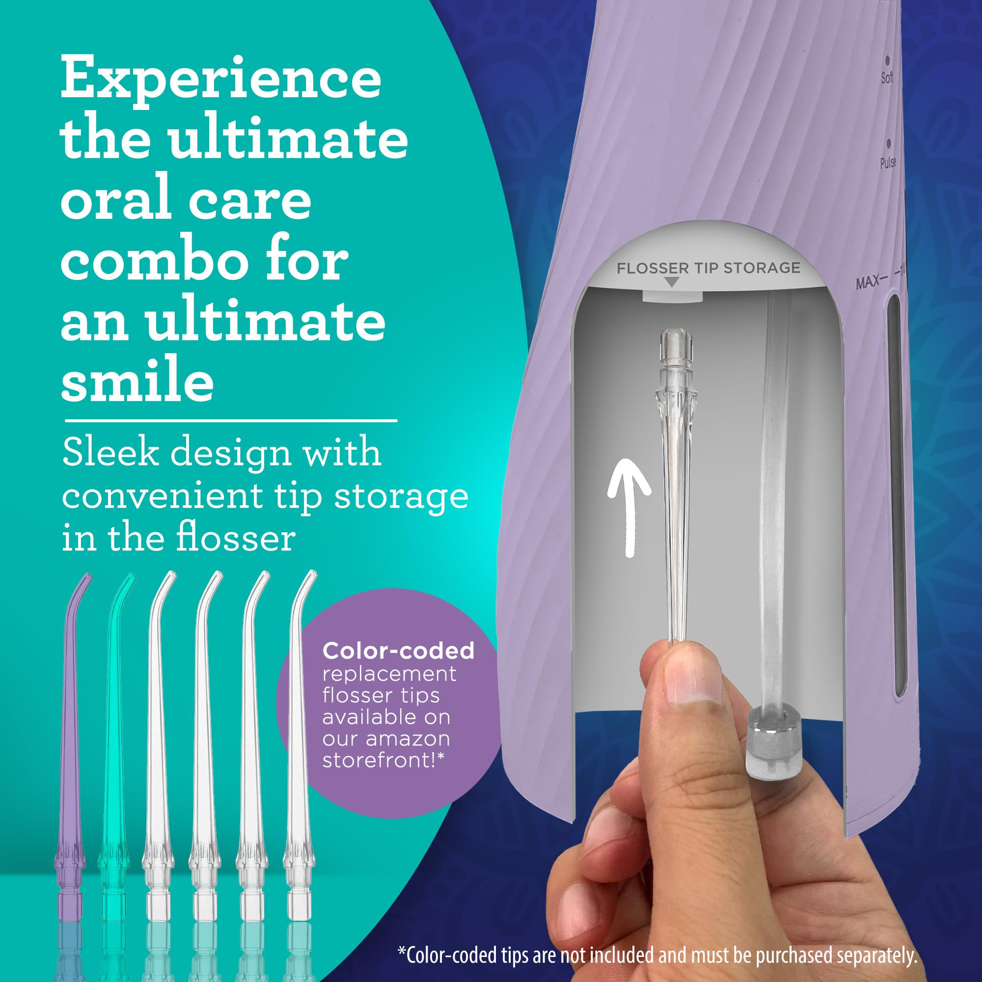 Foto 8 pulgar | Cepillo De Dientes Eléctrico Con Hilo Dental Gurunanda Lion & Lamb - Venta Internacional.