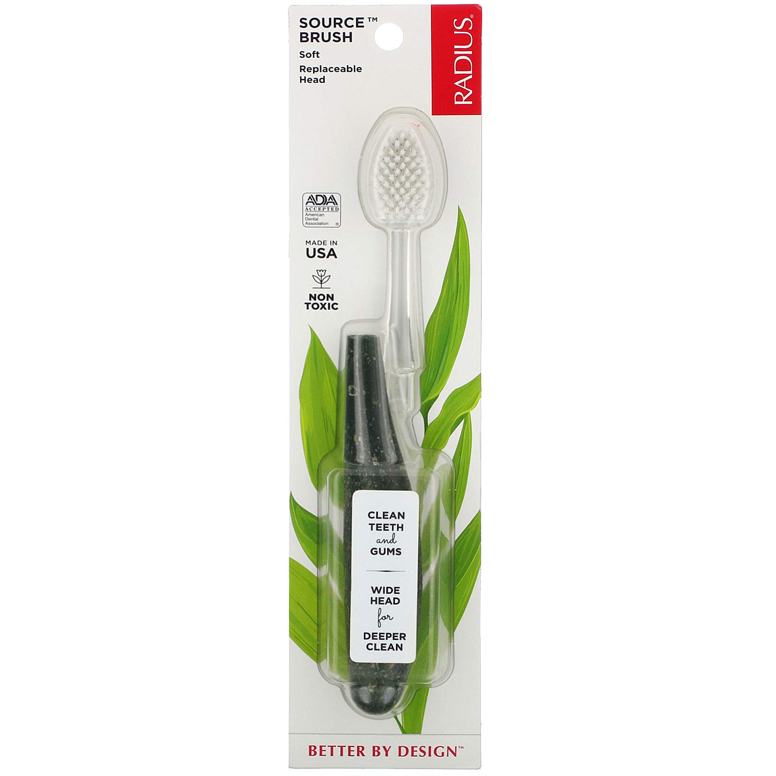 Foto 2 pulgar | Cepillo De Dientes Radius Source Soft Con Cabezal Reemplazable - Venta Internacional.