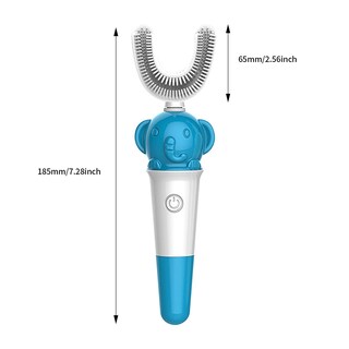 Foto 3 | Cepillo De Dientes Eléctrico Huoguo Cabezal De Cepillo Impermeable En Forma De U - Venta Internacional.