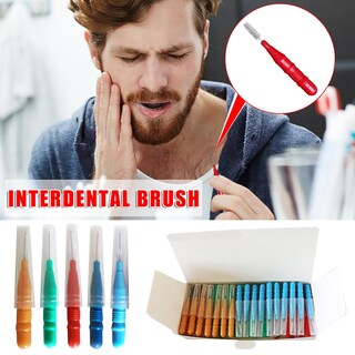 Foto 2 | Cepillos Interdentales Huoguo 50 Unidades Delgados De 0 7 A 1 2 Mm Para Niños Y Adultos - Venta Internacional.