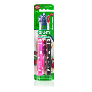 Foto 3 | Cepillo De Dientes Gum Monsterz Jr Para Niños De Cerdas Suaves De 5 Años O Más De 12 Unidades - Venta Internacional.