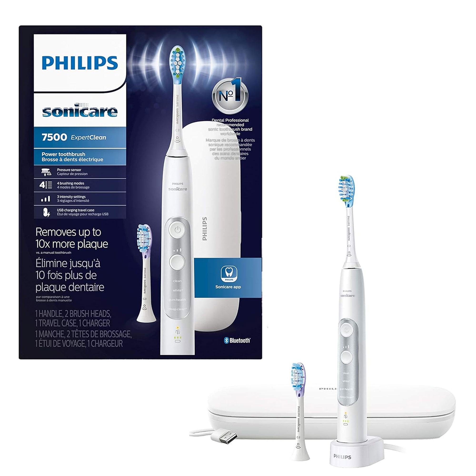 Foto 3 pulgar | Cepillo De Dientes Eléctrico Philips Sonicare Expertclean 7500 - Venta Internacional.