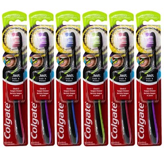 Foto 1 | Cepillo De Dientes Colgate 360 Fresh N' Protect Ultra Compact Soft X6 - Venta Internacional.