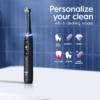 Foto 4 | Cepillo De Dientes Eléctrico Oral-b Io Series 8 Con 2 Cabezales De Cepillo Negro - Venta Internacional.