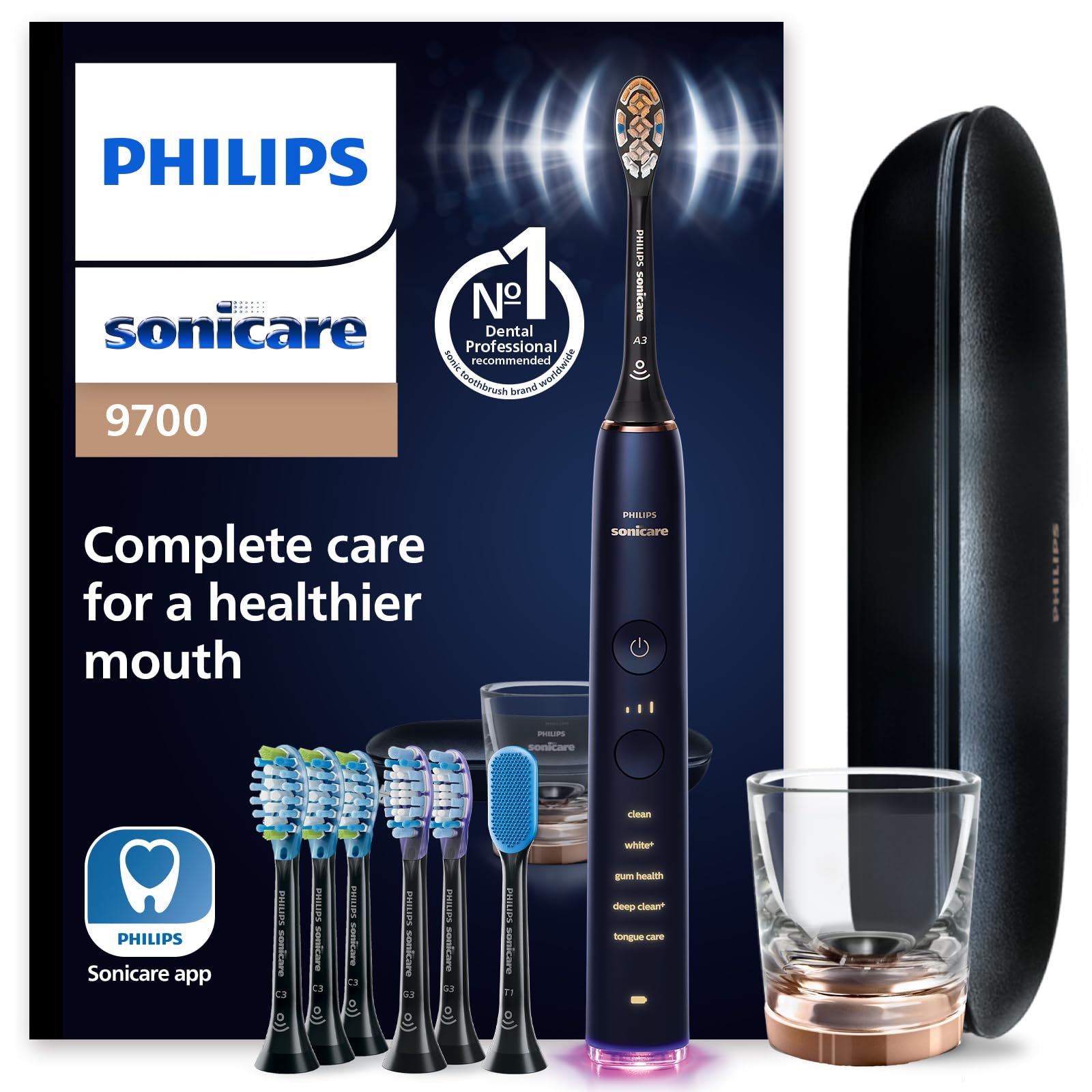 Foto 2 pulgar | Cepillo De Dientes Eléctrico Philips Sonicare Diamondclean Smart 9700 - Venta Internacional.