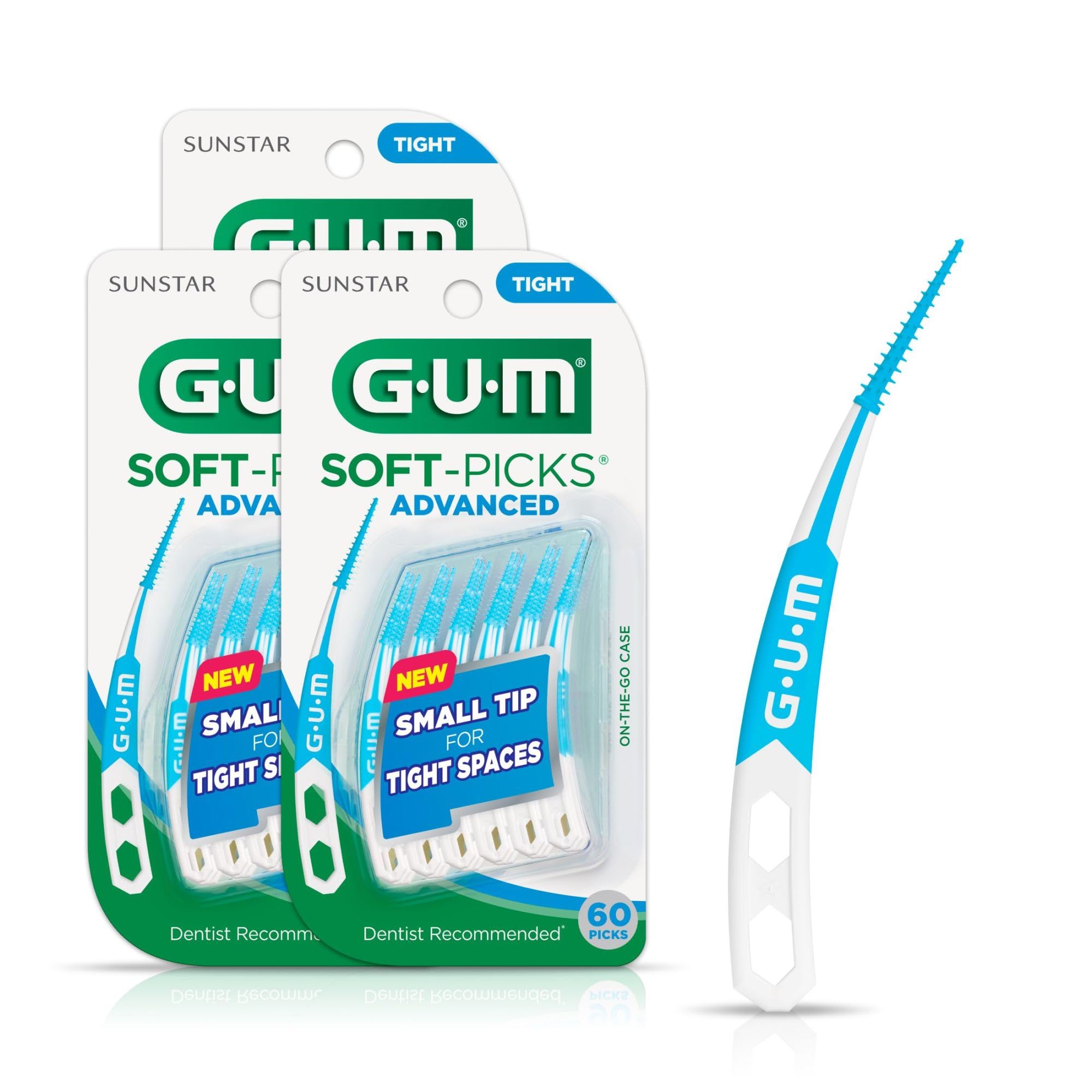 Palillos Dentales Gum Soft-Picks Advanced 1 Caja de 60 Piezas - Venta Internacional $686
