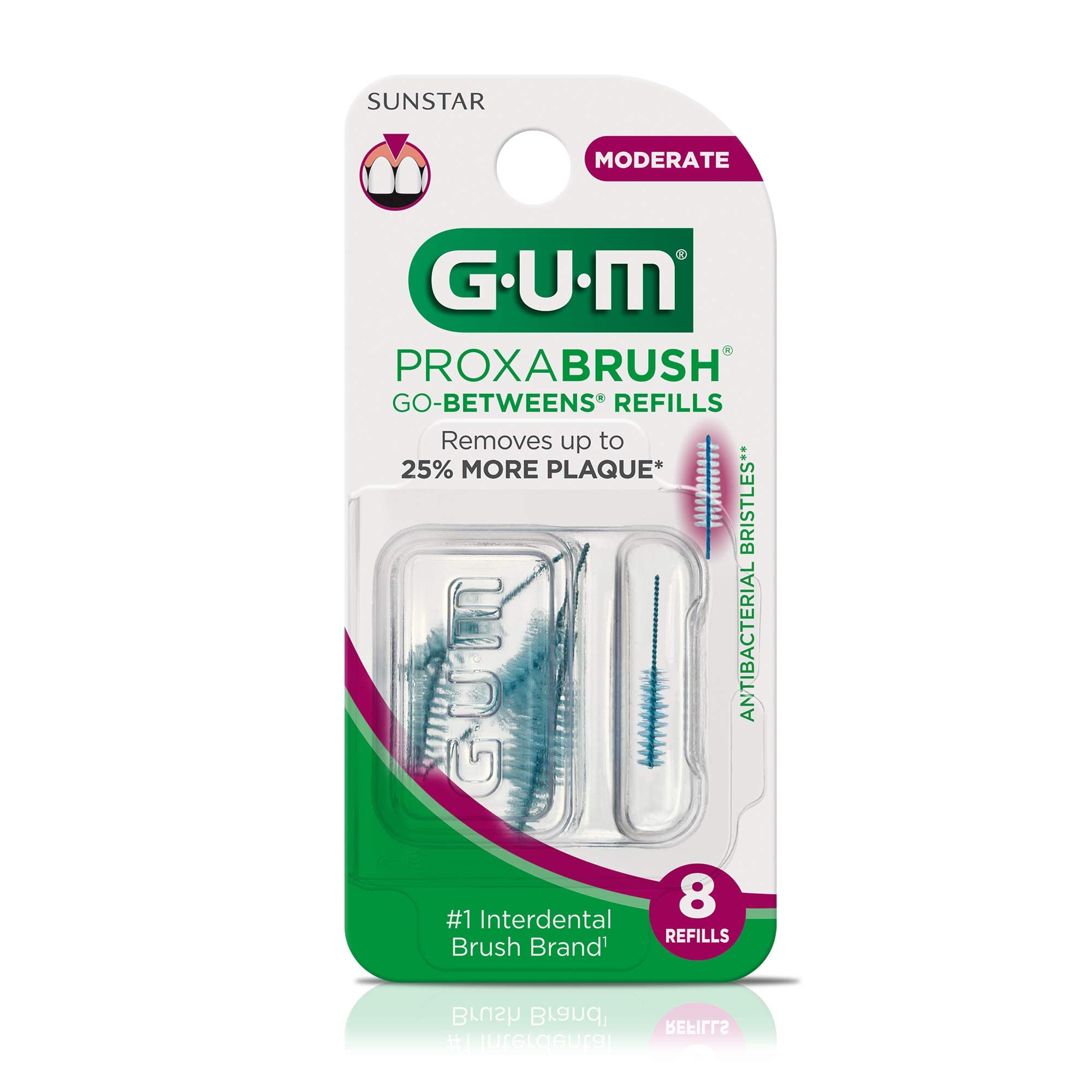 Foto 2 pulgar | Recambios de Cepillo Interdental GUM Proxabrush 1 Caja de 8 Piezas - Venta Internacional