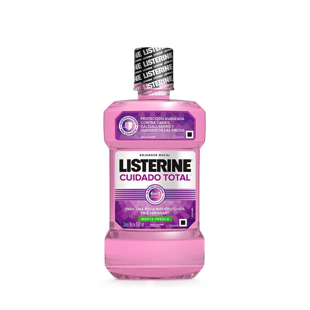Foto 2 pulgar | Enjuague Bucal Listerine Cuidado Total 500 ML
