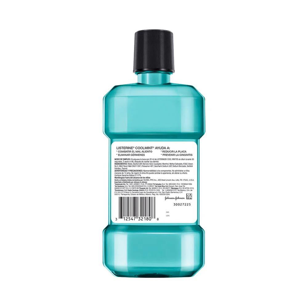 Foto 3 pulgar | Enjuague Bucal Listerine Cool Mint 250 ML