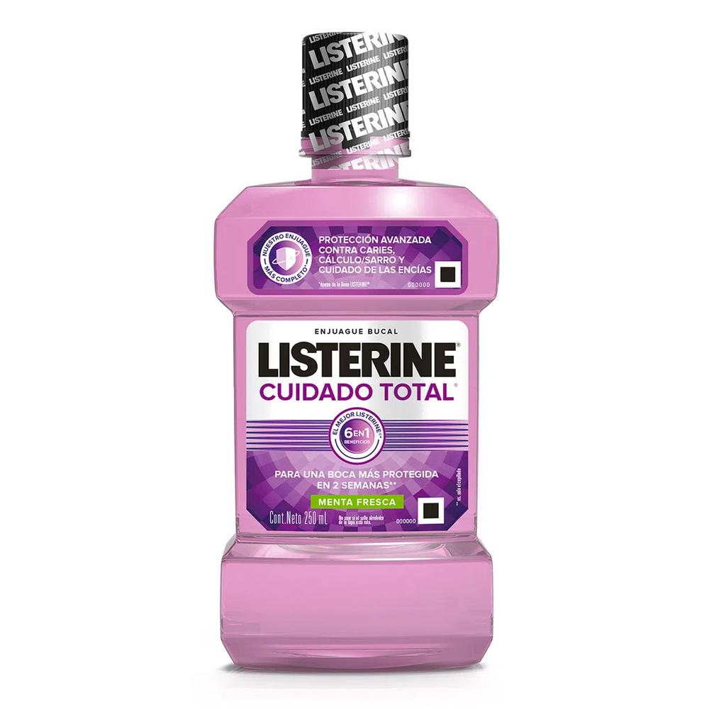 Foto 2 pulgar | Enjuague Bucal Listerine Cuidado Total 250 Ml