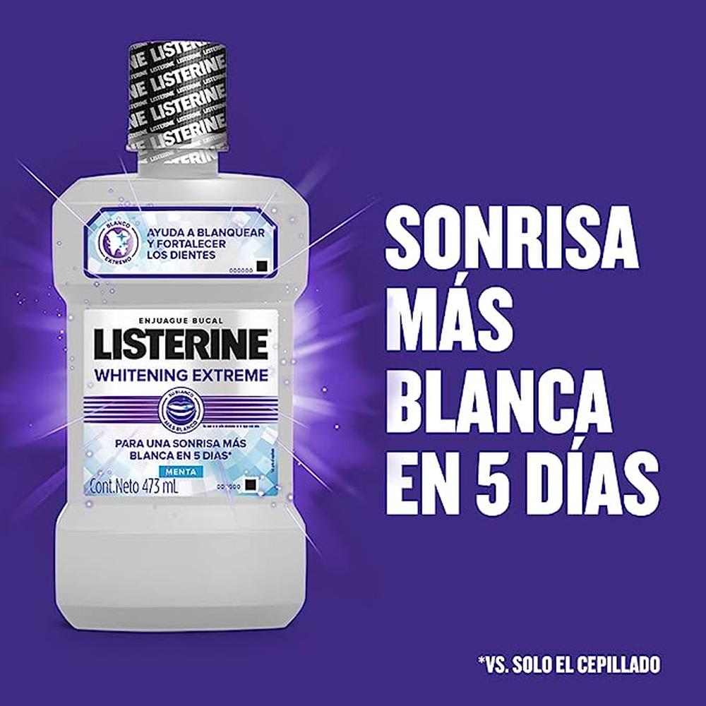 Foto 4 pulgar | Enjuague Bucal Listerine Whitering Extreme 235 ml