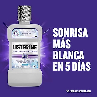 Foto 3 | Enjuague Bucal Listerine Whitering Extreme 235 ml