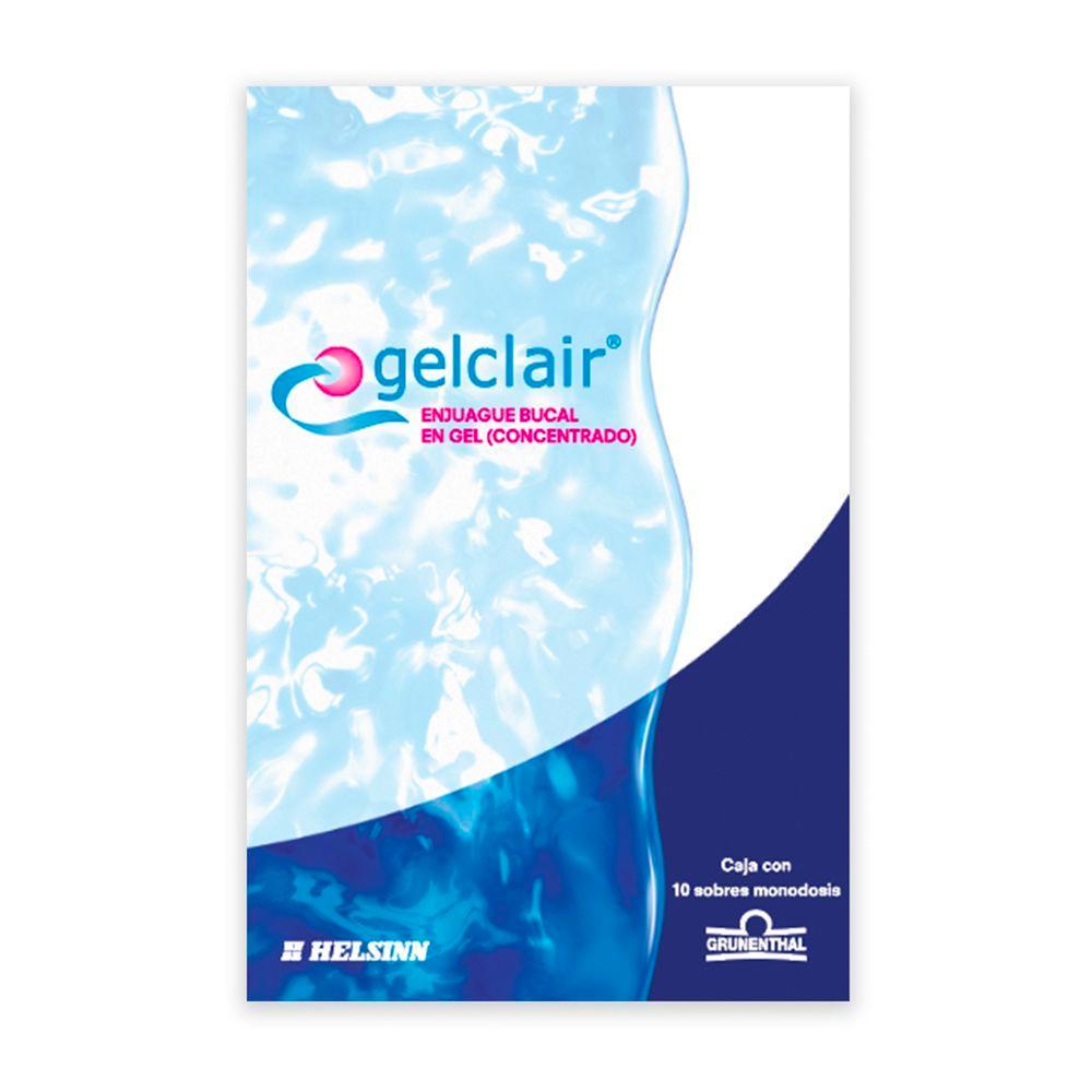 Foto 2 pulgar | Gel Gelclair Bucal 10 Sobres