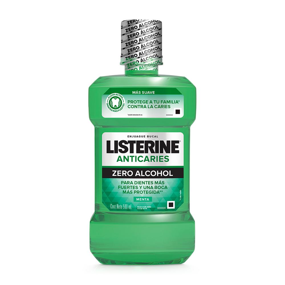 Foto 1 | Enjuague Bucal Listerine Anticaries Zero Alcohol 500 Ml