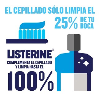 Foto 3 | Enjuague Bucal Listerine Control Sarro 500 ml