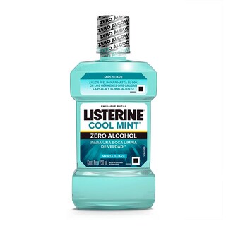 Foto 1 | Enjuague Bucal Listerine Cool Mint Zero Alcohol 250 ml