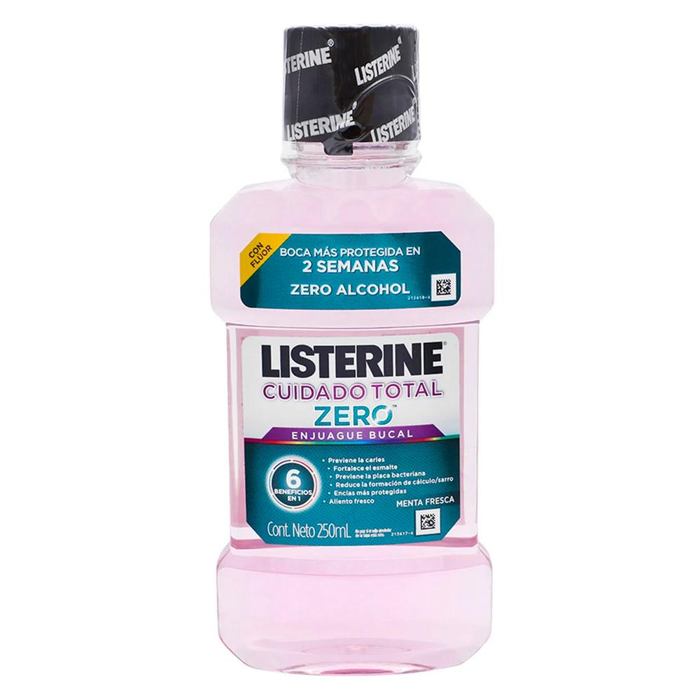 Foto 2 pulgar | Enjuague Bucal Listerine Cuidado Total Zero 250 Ml